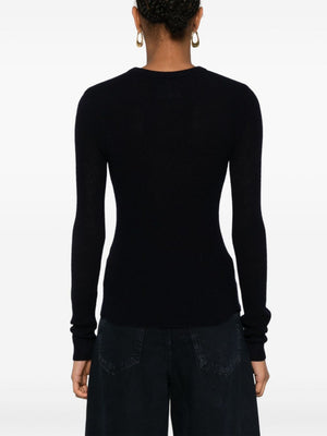 Alessia Crewneck Sweater in Navy