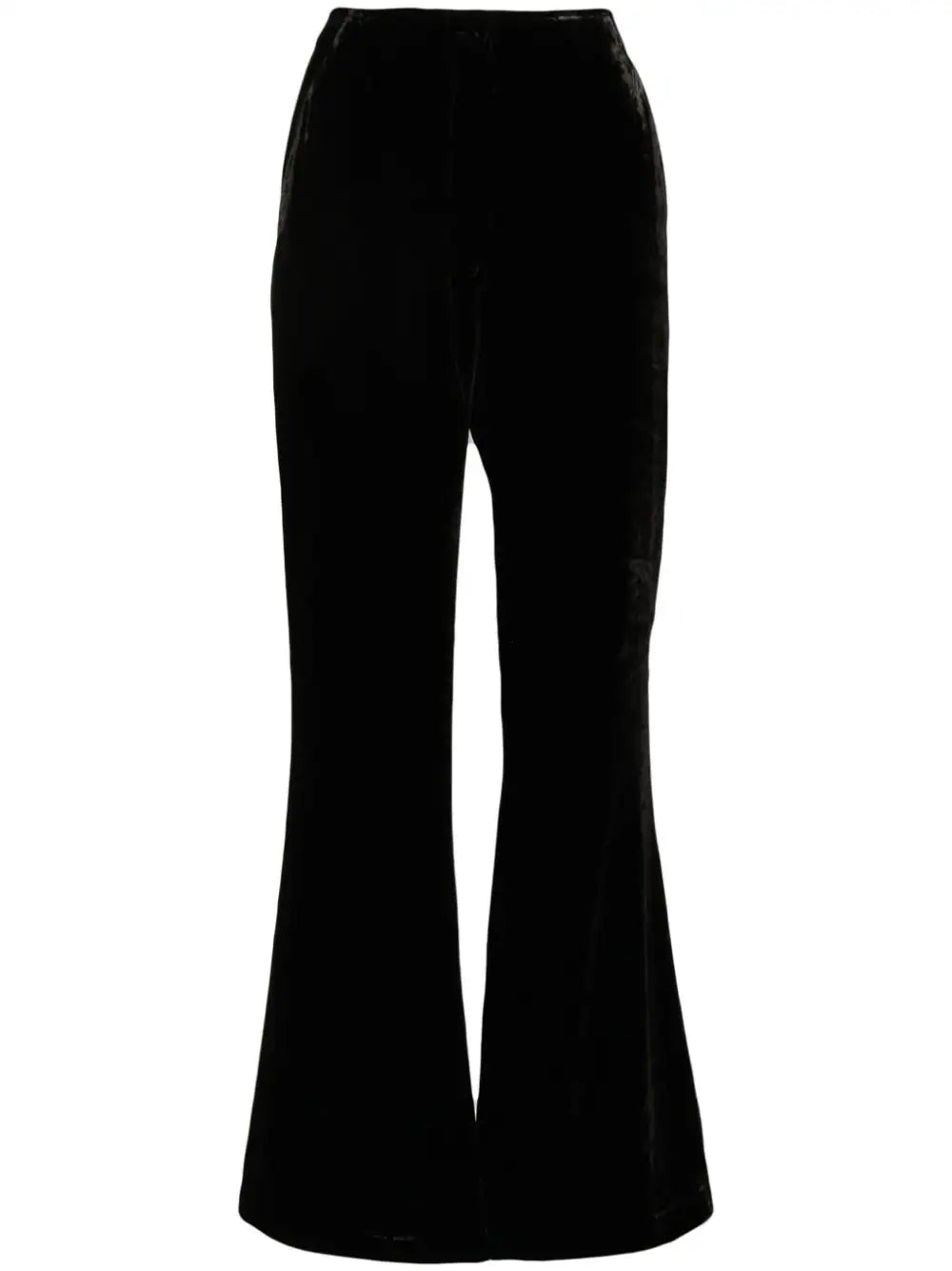 Amores High-Waisted Trousers in Black