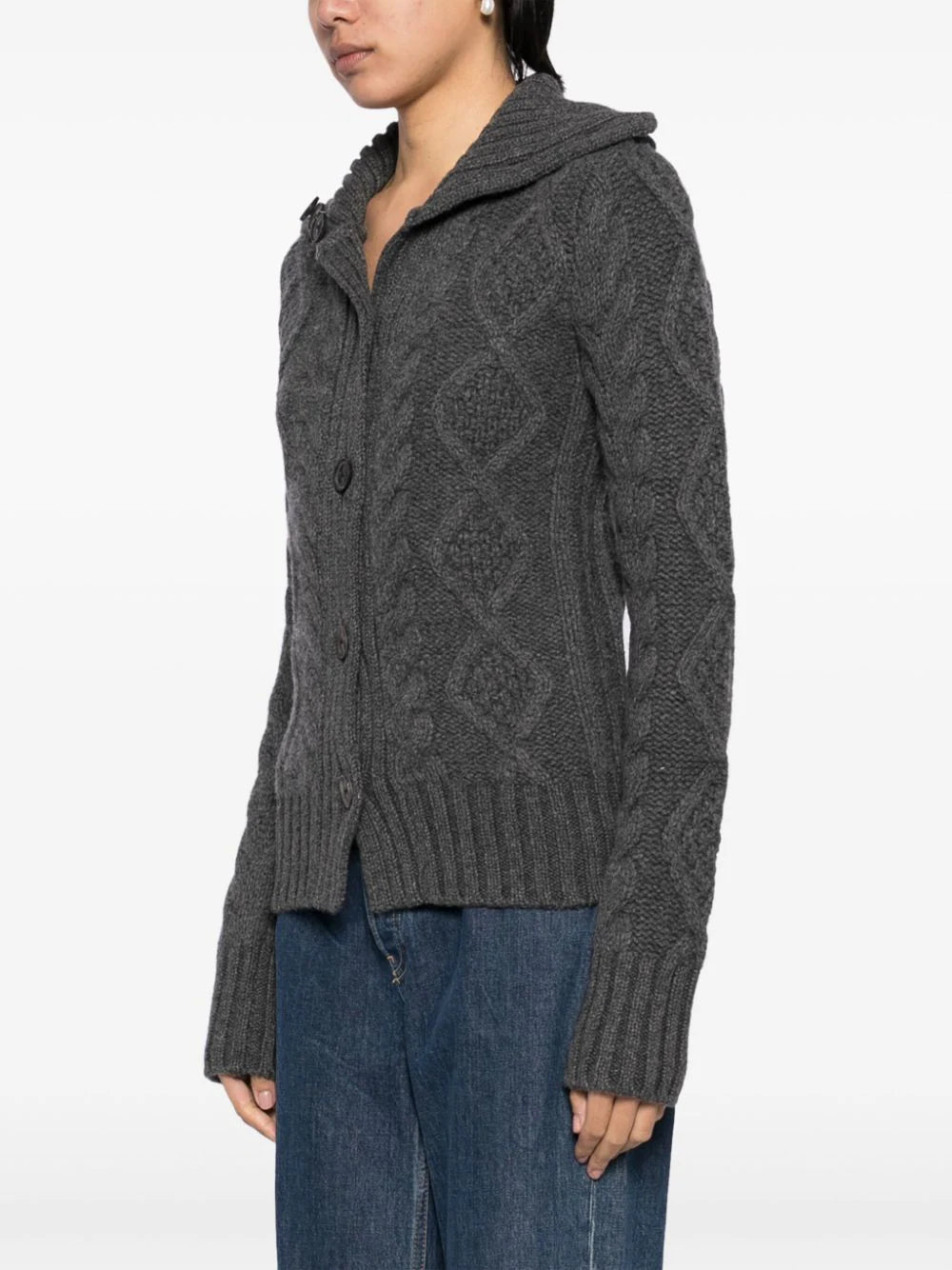 Allegra Sweater in Dark Grey Melange