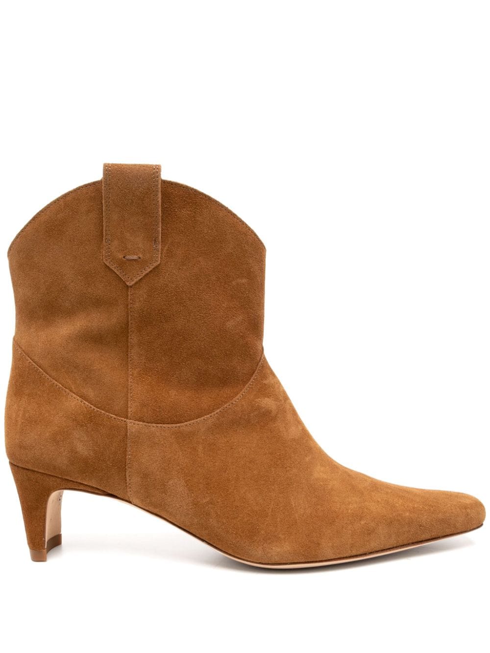 Western Wally Ankle Boot in Tan