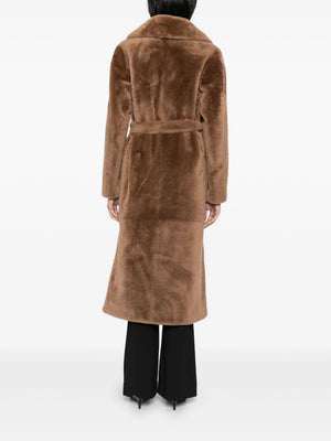 Manteau 120cm Coat in Brown