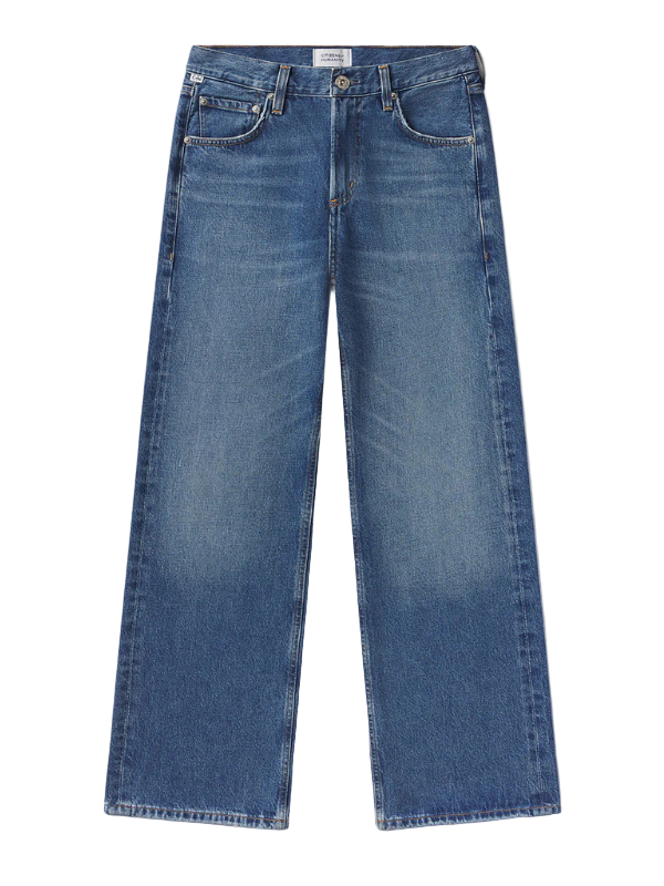 Lindz Easy Straight in Chaya by Citizens of Humanity showcasing the relaxed straight leg design and low rise fit.