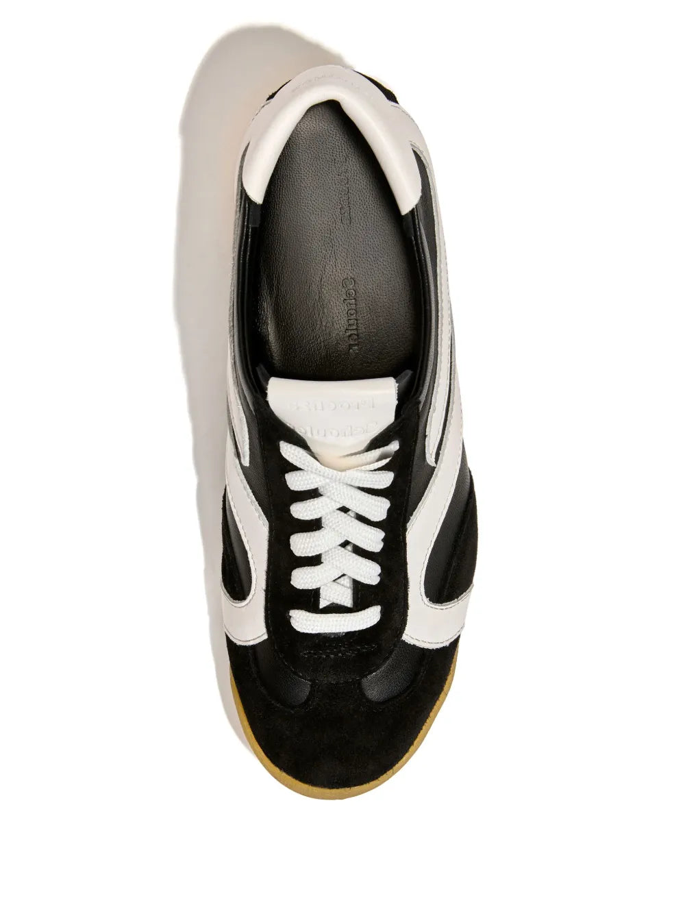Track Sneaker in Black/White
