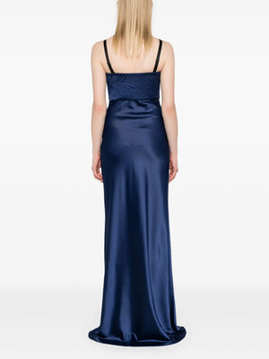 Violette Maxi Dress in Blue