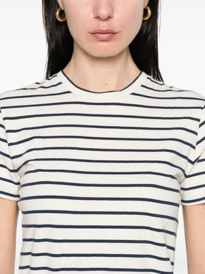 Lana Tee in Natural/Navy Stripe