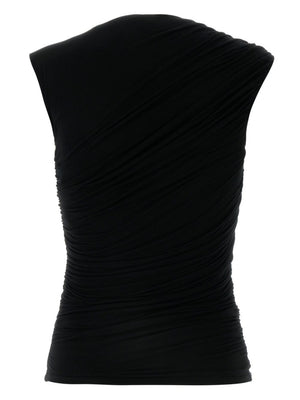 Ester Twist Tank in Black