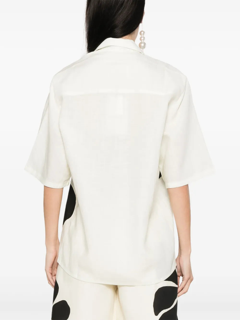 Sydney Top in Camellia Black/White