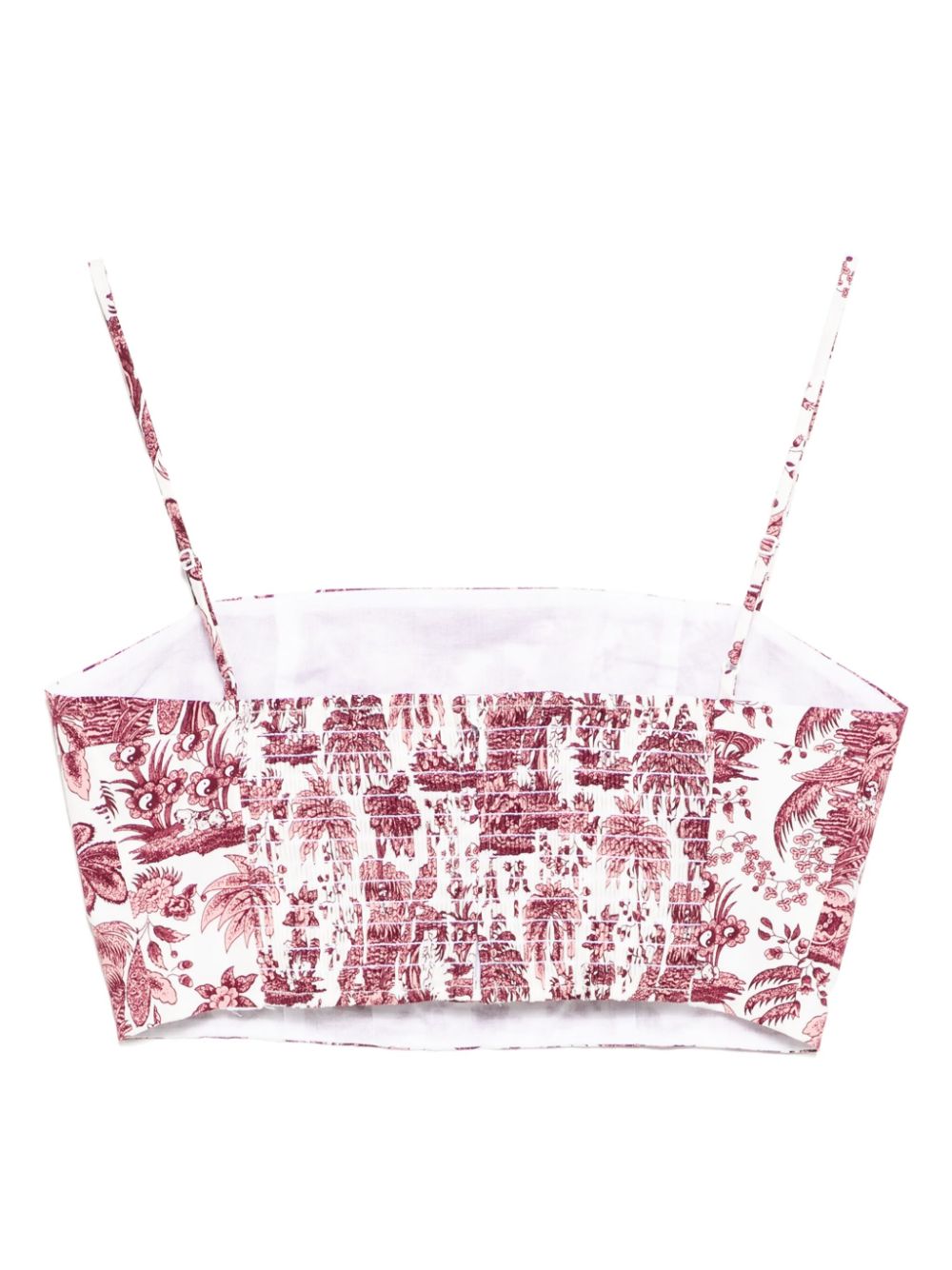 Frederico Top in Bordeaux Toile