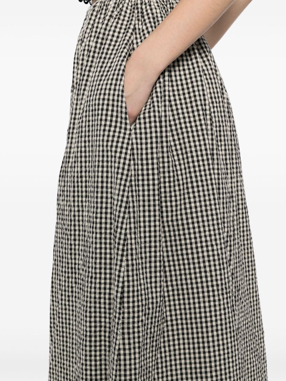 Lucas Skirt in Black & Cream Gingham