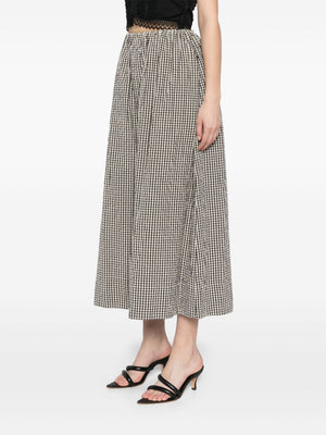 Lucas Skirt in Black & Cream Gingham