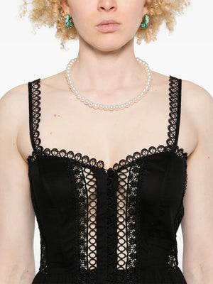 Lenora  Short Dress in Black