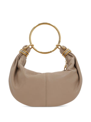 Small Bracelet Hobo Bag in Boyish Brown