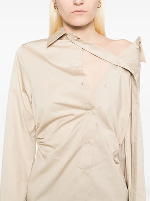 Deconstructed Shirt in Champagne