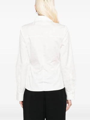 Deconstructed Shirt in White