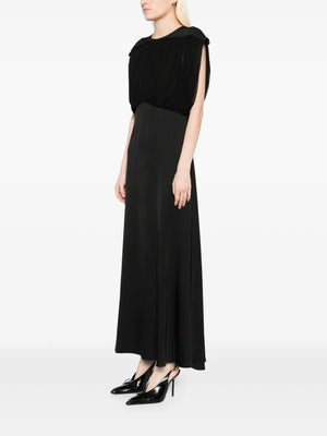 Crush Bias Midi Dress in Black