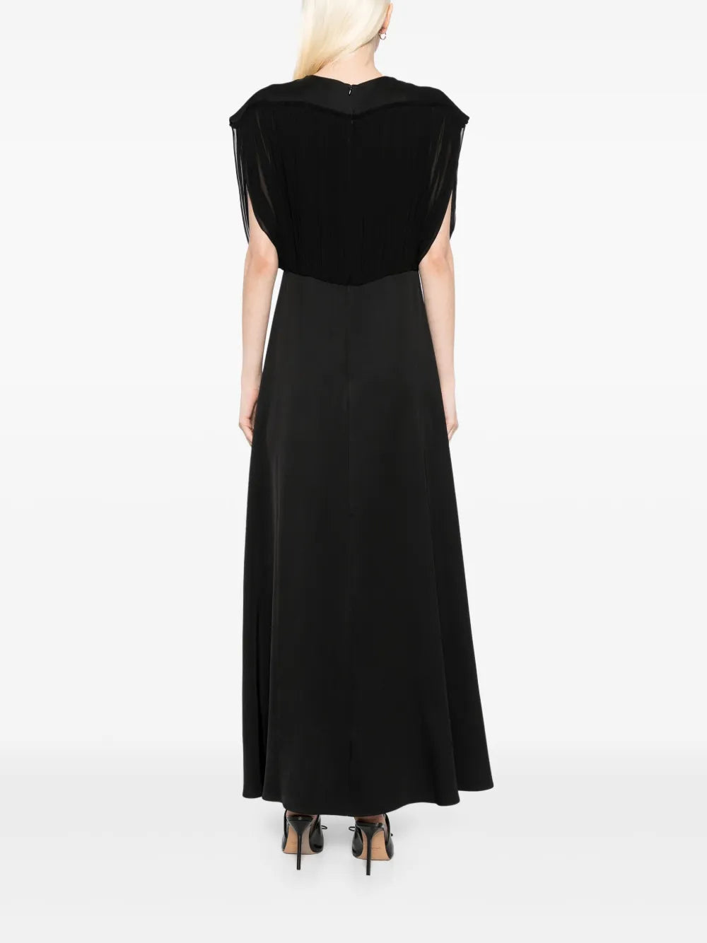 Crush Bias Midi Dress in Black