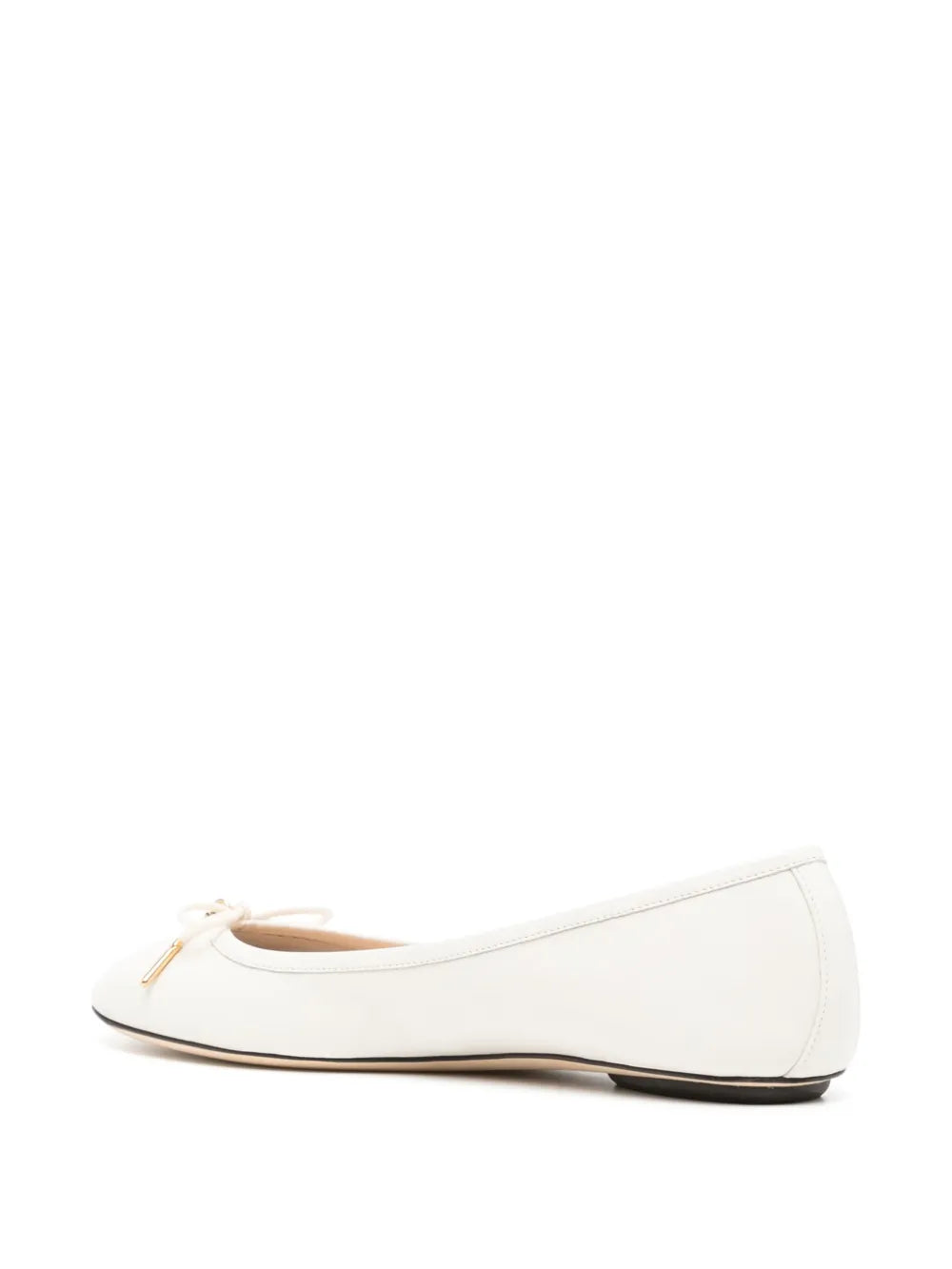 Iris Ballerina Flat in Eggshell