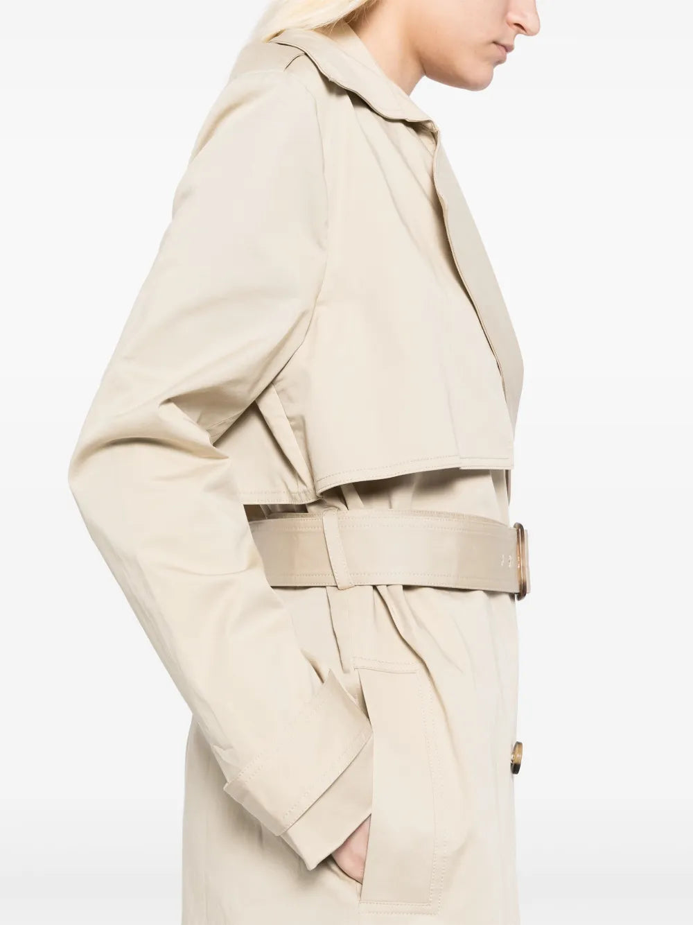 Classic Trench Coat in Champagne