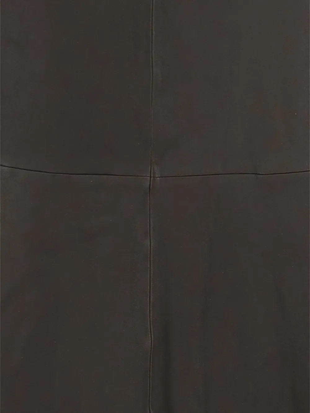 Simoas Leather Skirt in Dark Mahogany