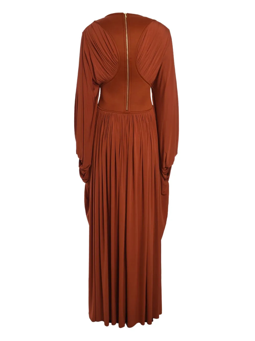 Illuminate Batwing Maxi Dress in Rust