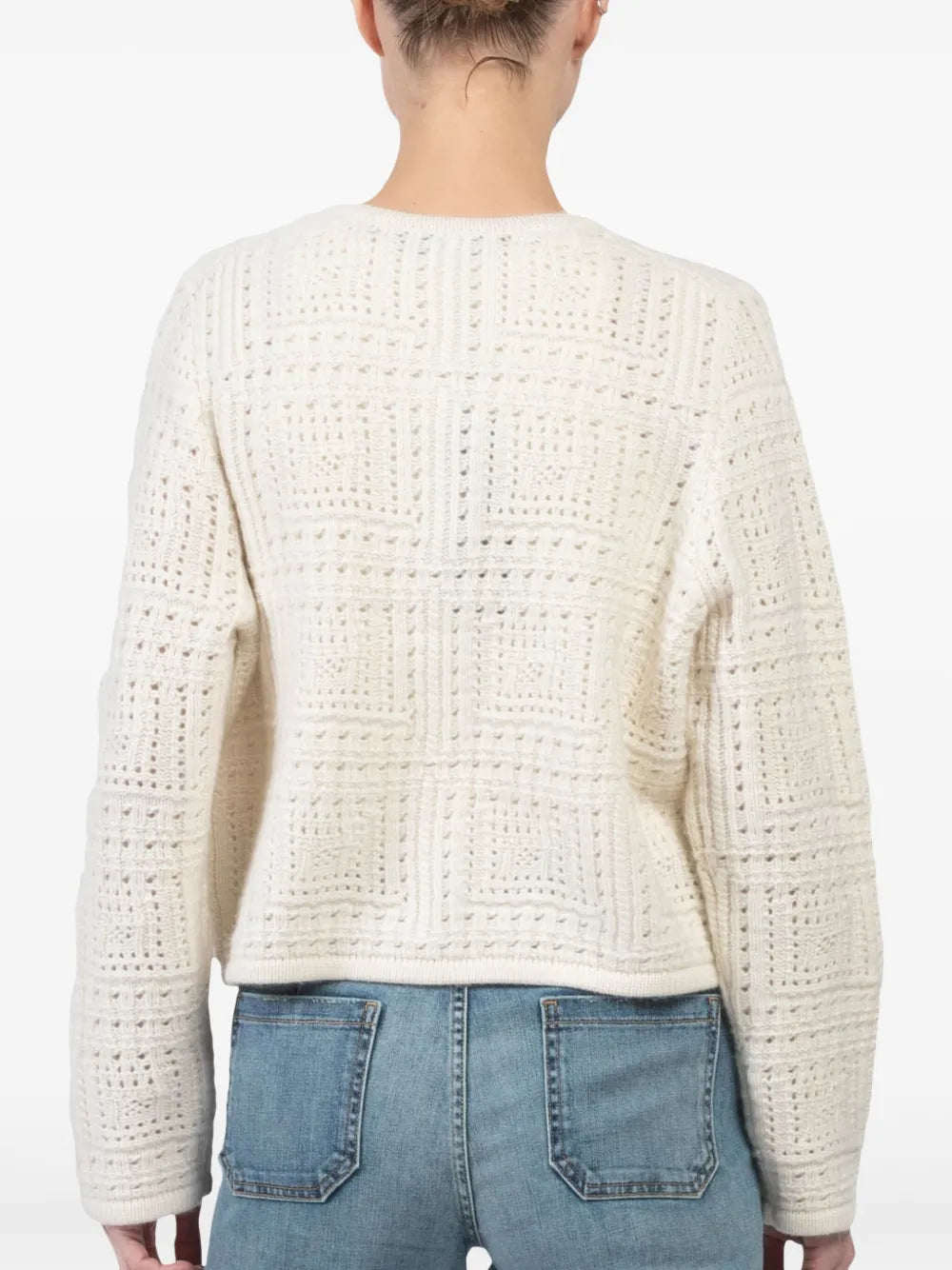 Harry Sweater Jacket in Ivory