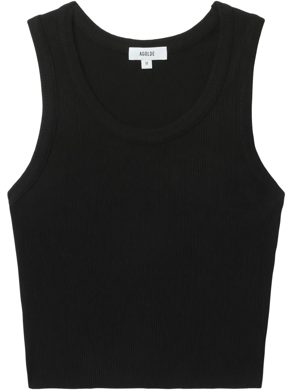 Shrunken Poppy Tank in Black