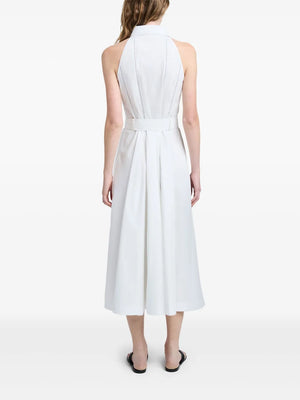 Full view of the Dorothy Dress in White by Proenza Schouler, perfect for summer occasions.