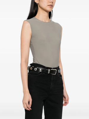 Aura Bodysuit in Aluminum