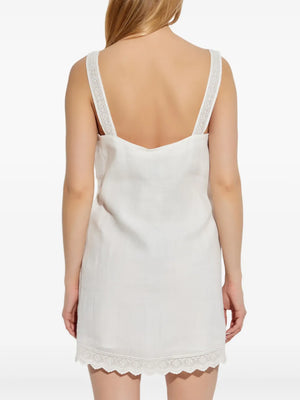 Grace Mini Dress in Vintage White