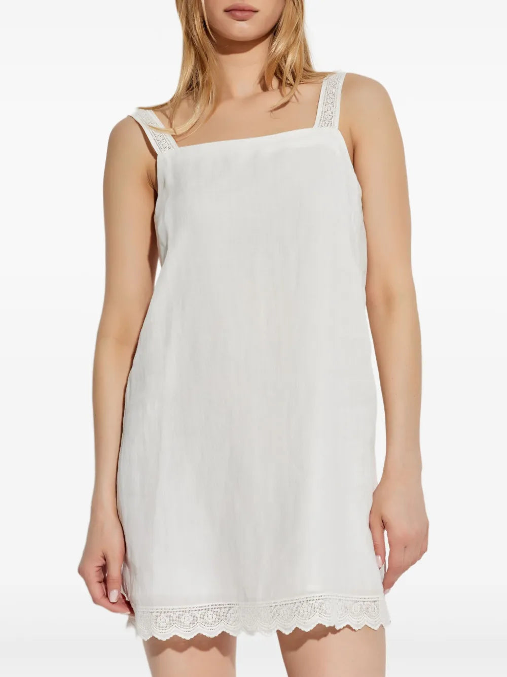 Grace Mini Dress in Vintage White