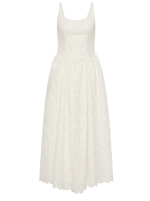 Shop Milana Midi Dress in Dolce White ZO Shop Milana Midi Dress in Dolce White ZO