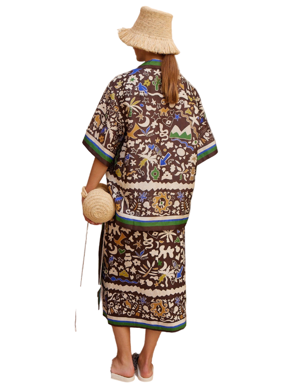 Maroc Relaxed Shirt in Multi