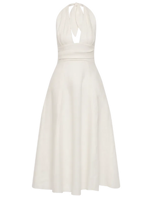 Bianca Midi Dress White