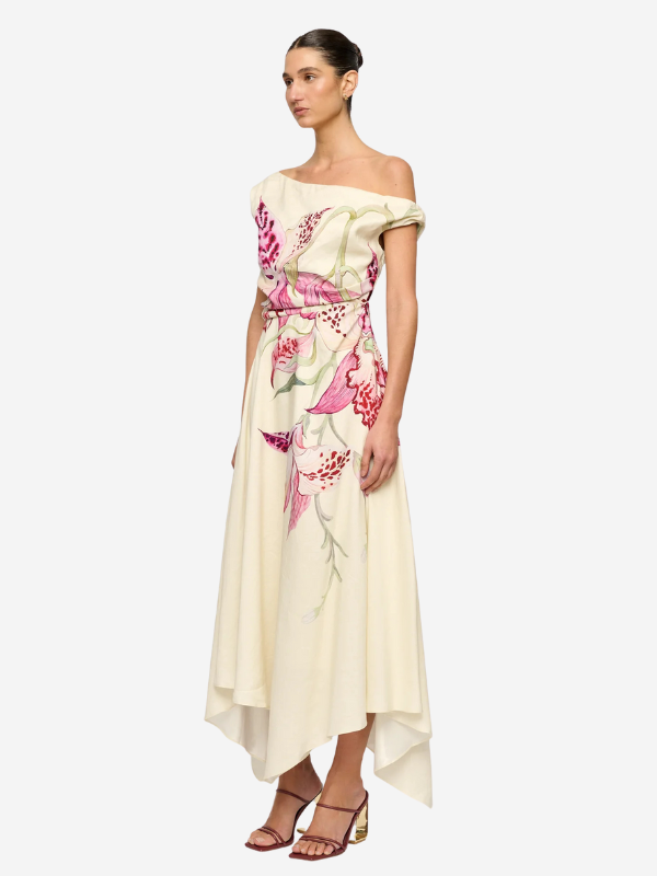 Waverly Dress in Kuro Neko Botanica