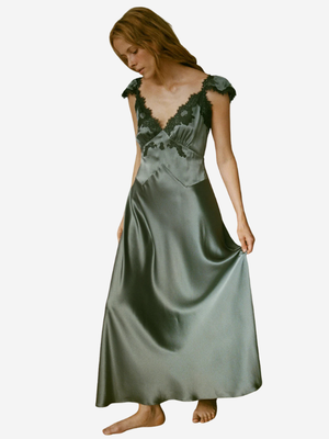 green fiona dress in Dulac If you are local vendor:Faherty Size:Medium (97cm) / Sleeve (89cm) Here It Is: The