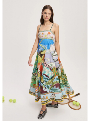 Lucky Pace Sundress in Multi