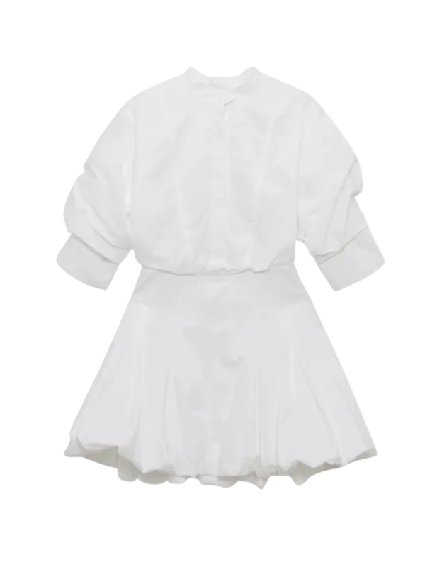 Shop Effie Bubble Dress in White – ZOË