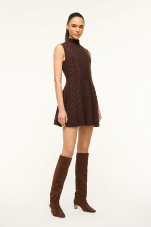 Charade Dress in Dark Chocolate