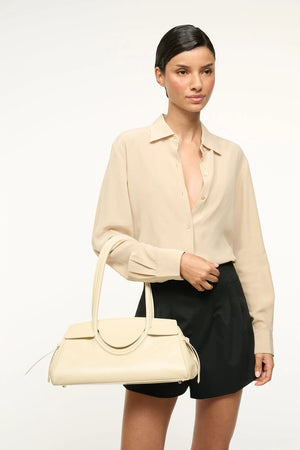 Maude Shoulder Bag in Cream