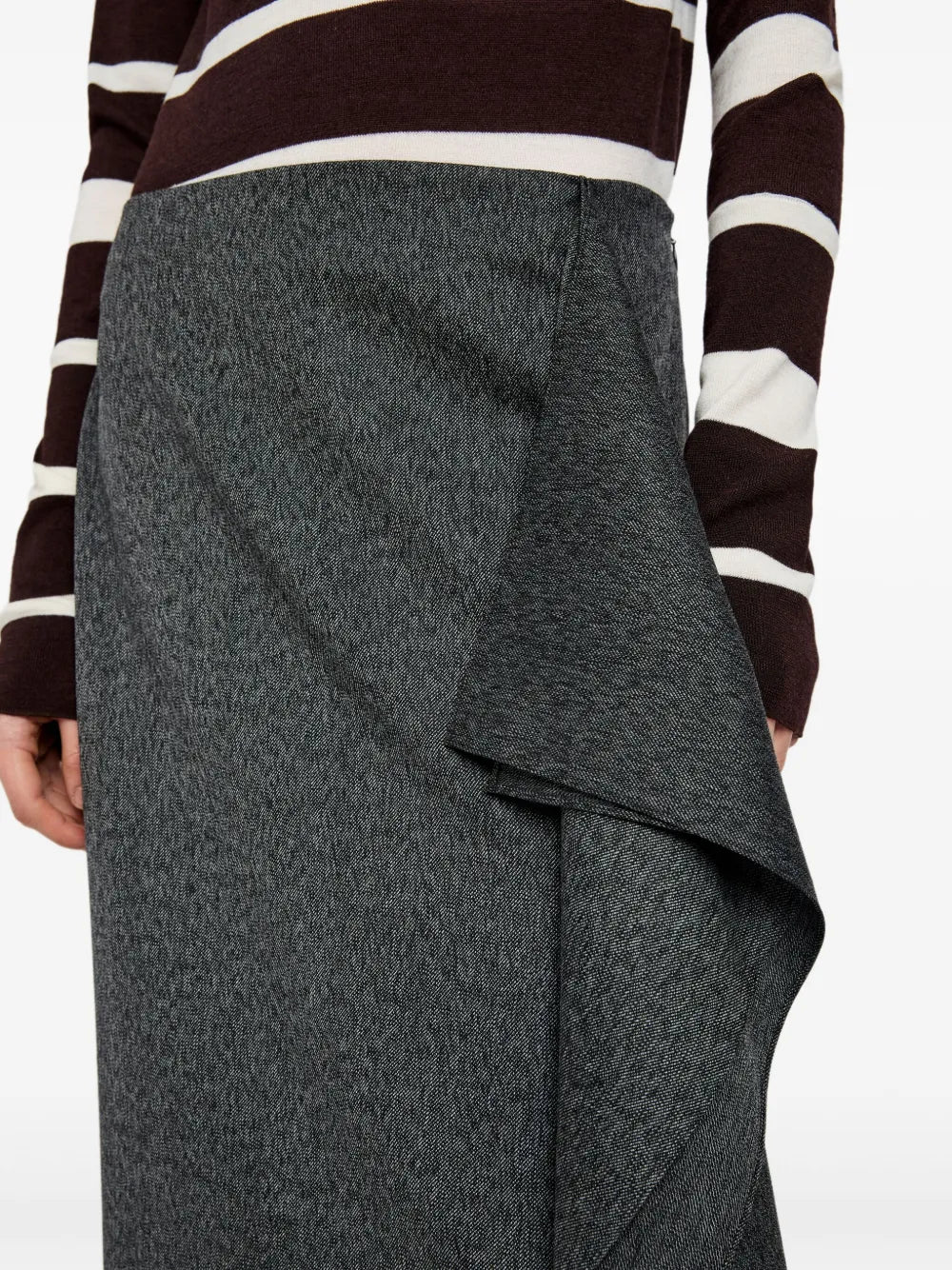 Amery Skirt in Charcoal Melange