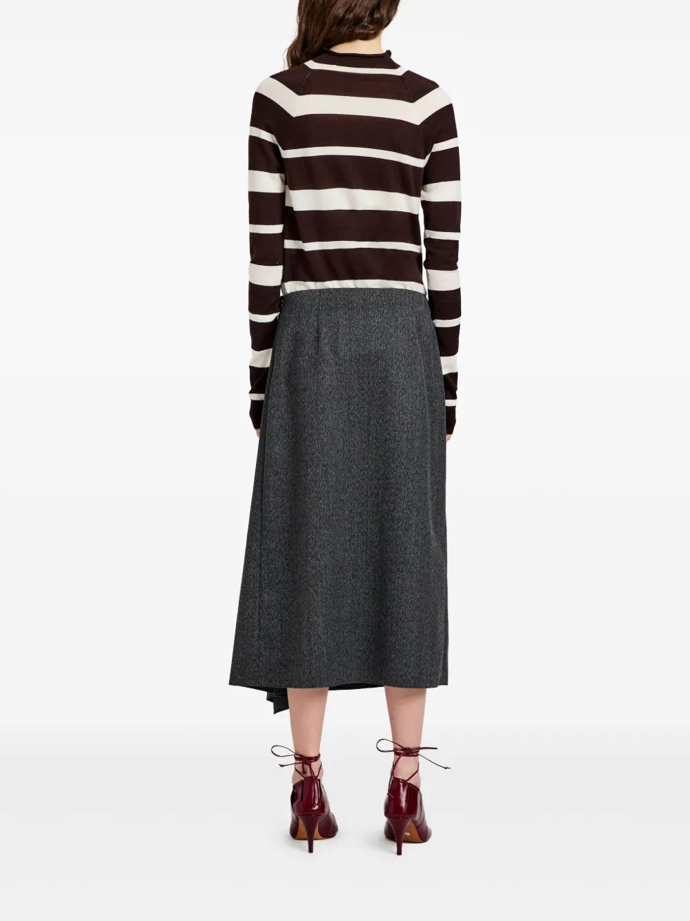 Amery Skirt in Charcoal Melange