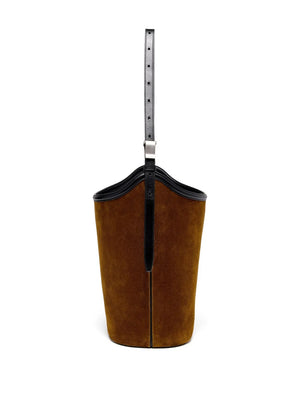 Brant Bucket Bag in Fern by Proenza Schouler, featuring T-bar fastening and internal pouch.