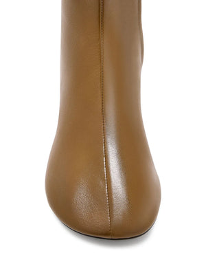 Glove Ankle Boots in Mud