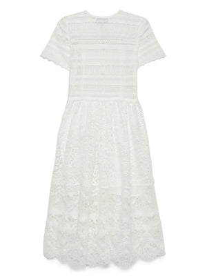 Gianni Midi Dress in White