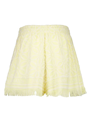 Coco Towelling Short in Yellow/Cream