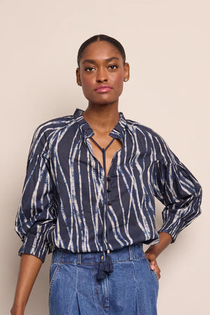 Aramis Top in Avalon Evening Blue