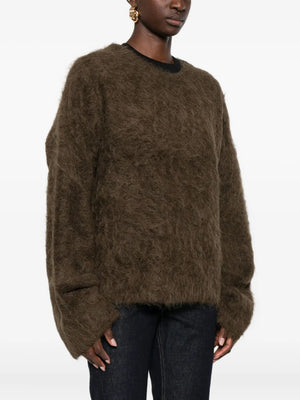 Boxy Alpaca Knit in Pepper