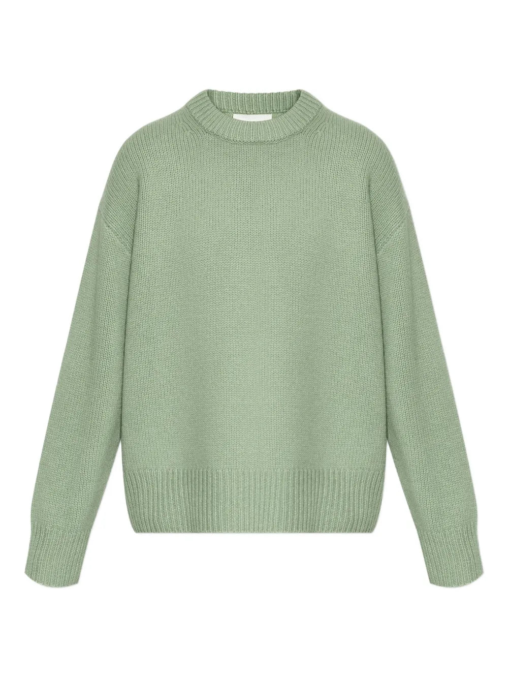 Renske Sweater in Seafoam featuring a relaxed silhouette and double ribbed neckline by Lisa Yang.