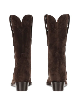 Hilda Boot in Ebony Suede