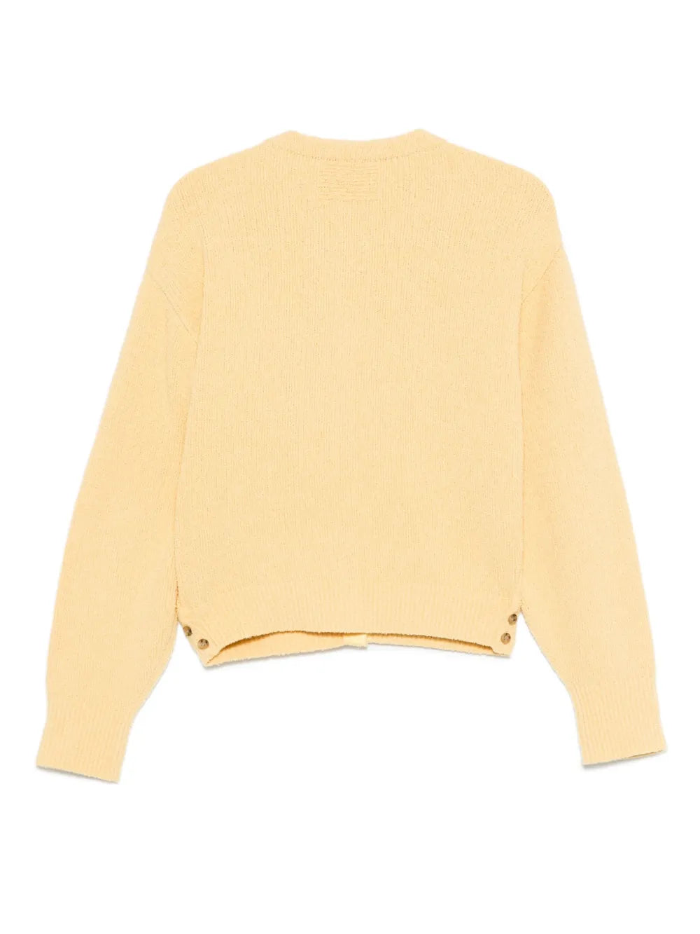 Boucle Collegiate Cardigan in Butter